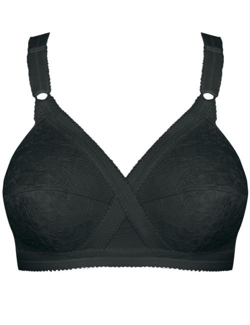 Playtex Cross Your Heart Non Wired Bra - Black
