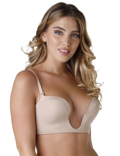 Wonderbra Ultimate Silhouette Plunge Bra - Beige