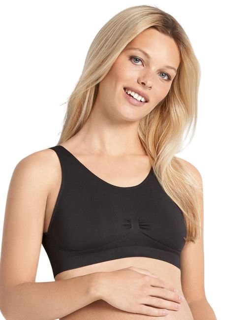 Anita Maternity Seamless Non Wired Pregnancy Bralette - Black