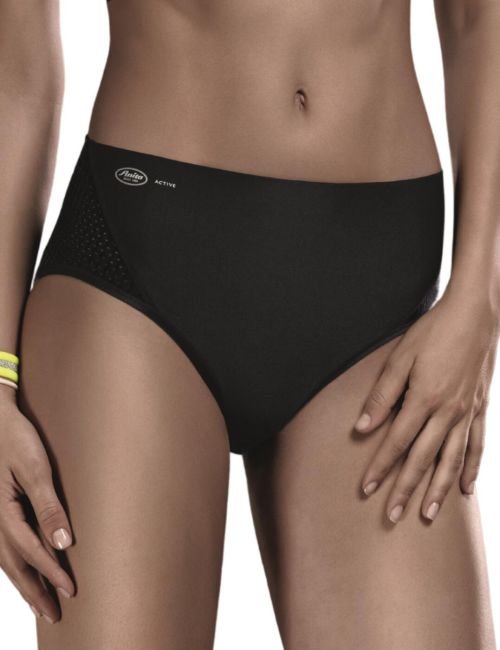 Anita Active High Waist Sports Panty - Black
