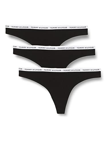 Tommy Hilfiger TH Recycled Essentials Thong 3 Pack - Black