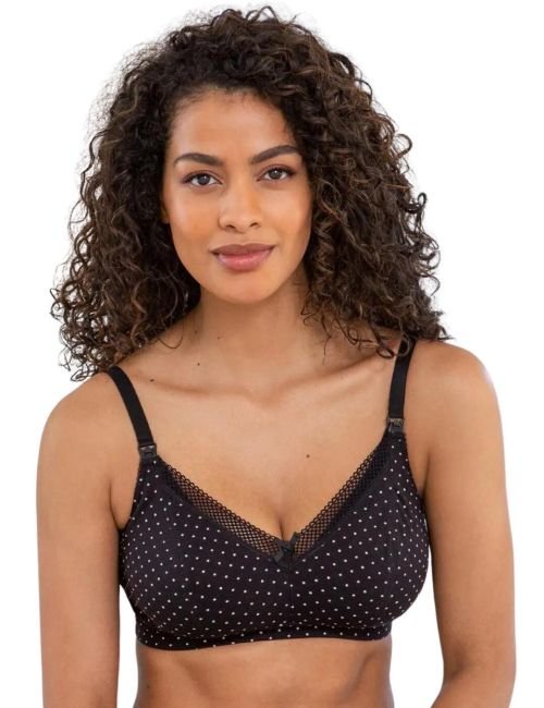 Pour Moi Love To Lounge Nursing Bra - Black/White Spot