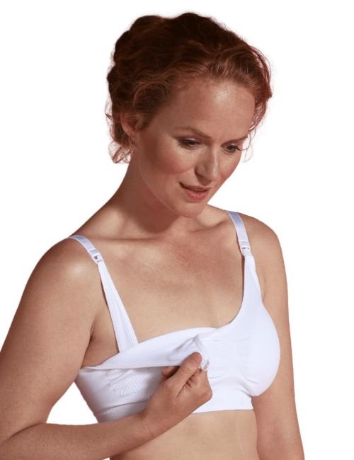 Carriwell Original Nursing Bra - White