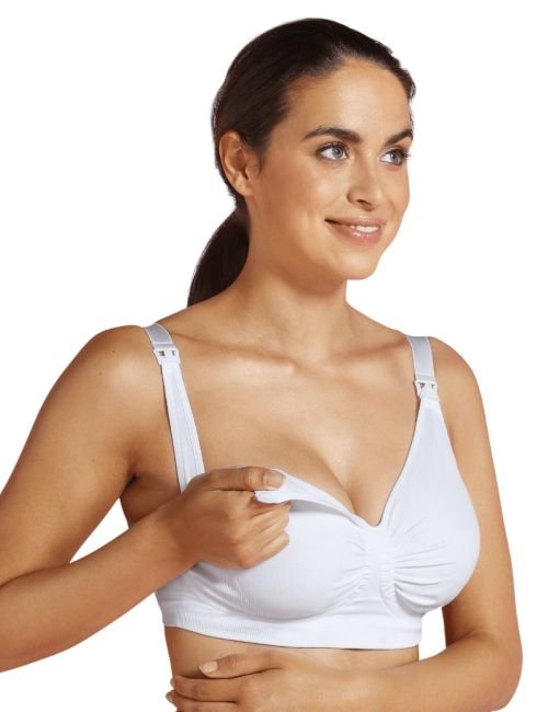 Carriwell Nursing Bra with Carri-Gel - White