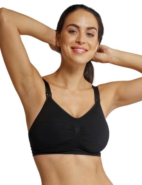 Carriwell Padded Maternity & Nursing Bra - Black