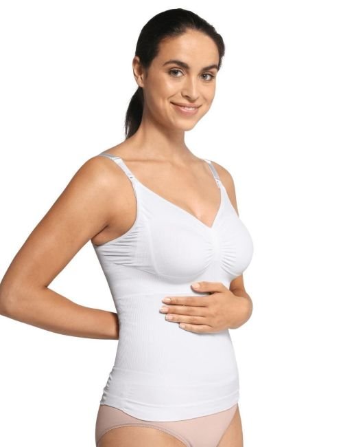 Carriwell Shaping Nursing Top - White