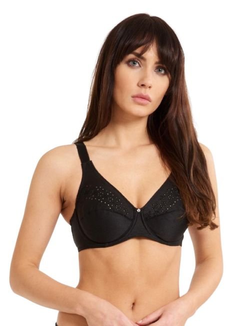 Lingadore Basic Collection Wire Bra With Cotton - Black