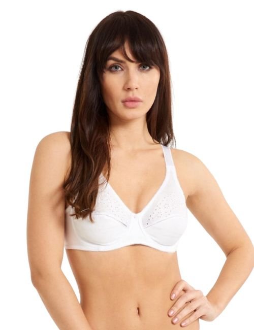Lingadore Basic Collection Wire Bra With Cotton - White