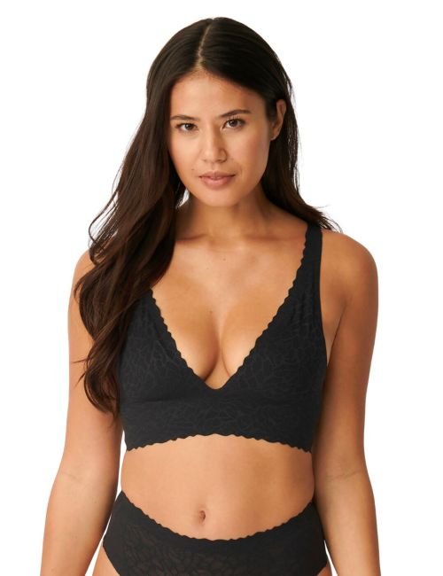 Sloggi Zero Feel Lace 2.0 Bralette Top - Black