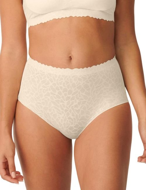 Sloggi Zero Feel Lace 2.0 High Waist Brief - Angora