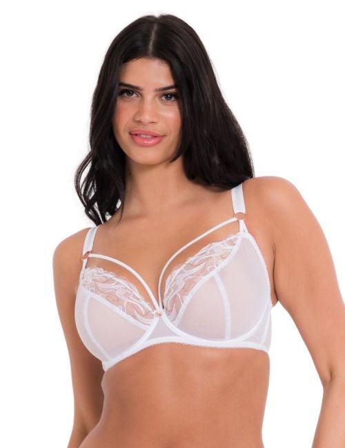 Scantilly by Curvy Kate Fascinate Plunge Bra - White
