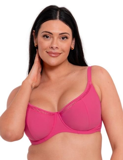 Curvy Kate First Class Balcony Bikini Top - Pink