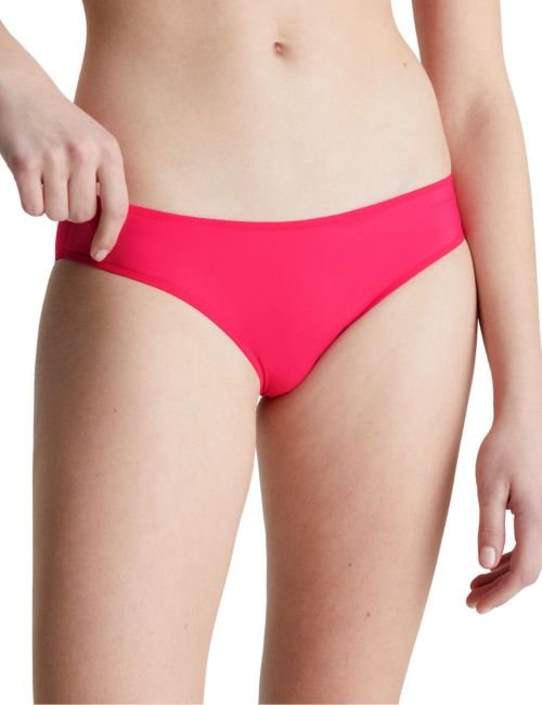 Calvin Klein Sheer Marquisette Brief - Cerise Lipstick