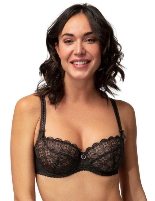 Empreinte Romy Low Neck Bra - Reglisse