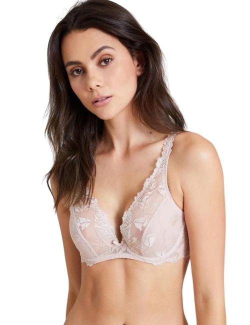 Aubade Softessence Plunge Triangle Bra - Skin