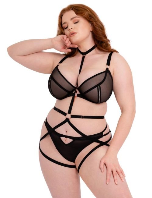 Scantilly by Curvy Kate Rules of Distraction Harness - Black