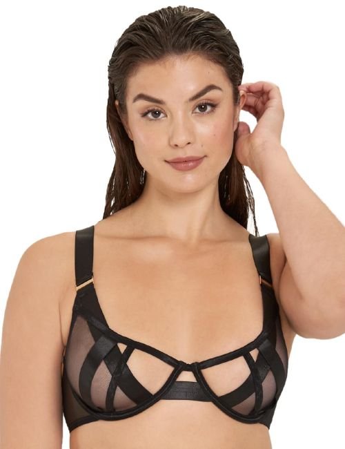 Bluebella Sawyer Cut-away Bra - Black