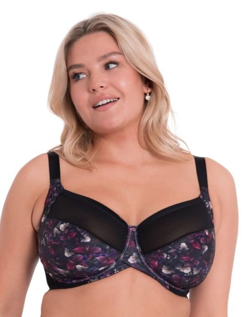 Curvy Kate WonderFully Full Cup Bra - Black Floral