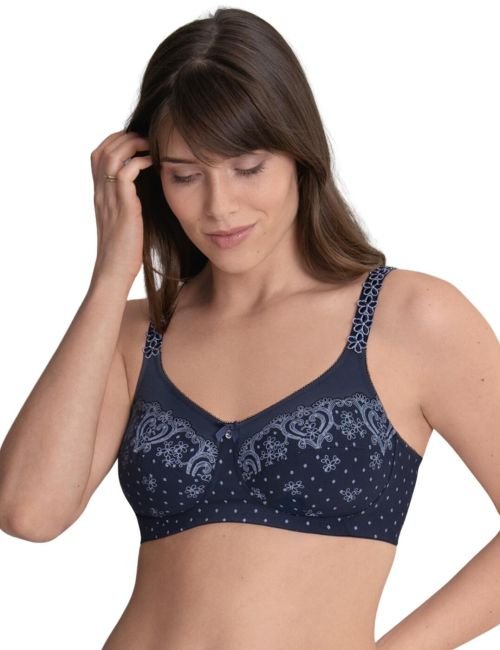 Anita Care Belvedere Post Mastectomy Bra Bilateral - Deep Blue