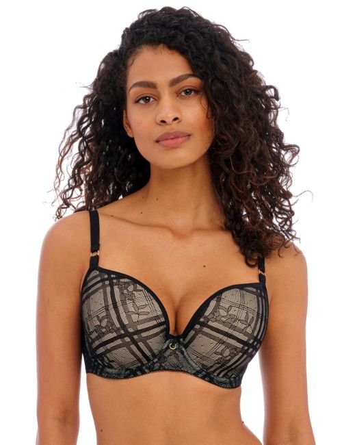 Freya Fatale Moulded T Shirt Bra - Noir