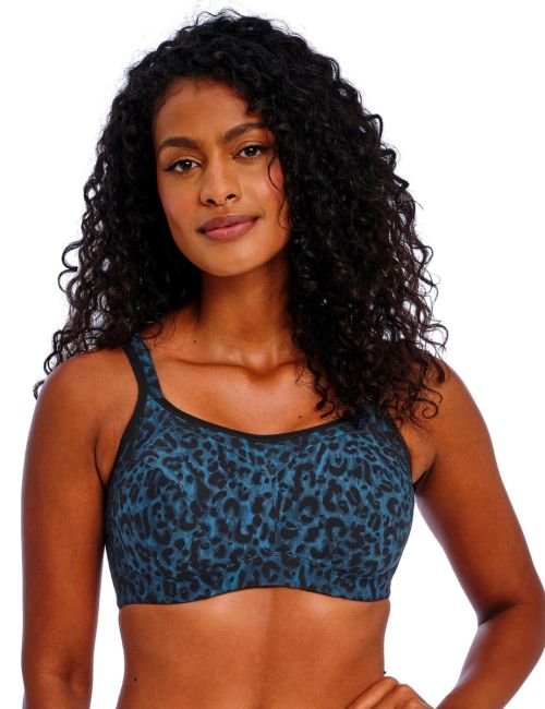 Freya Active High Octane Sports Bra - Midnight Leopard