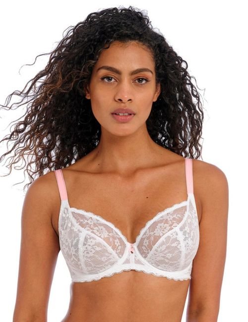 Freya Offbeat Plunge Bra - White