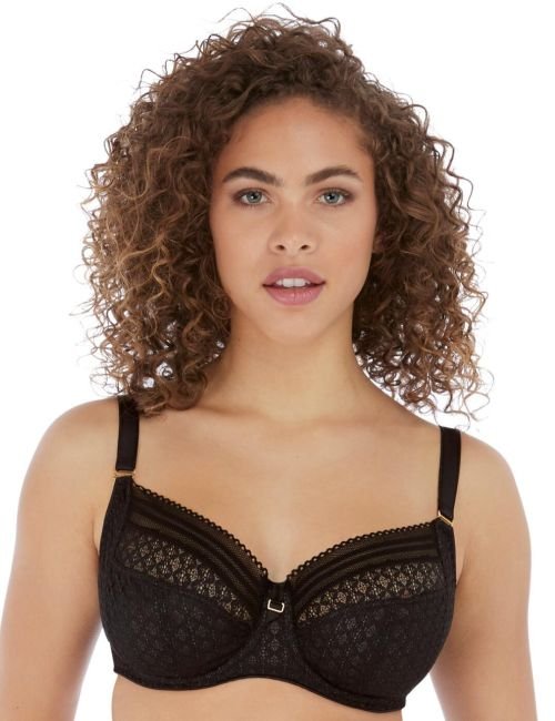 Freya Viva Side Support Bra - Lace Noir