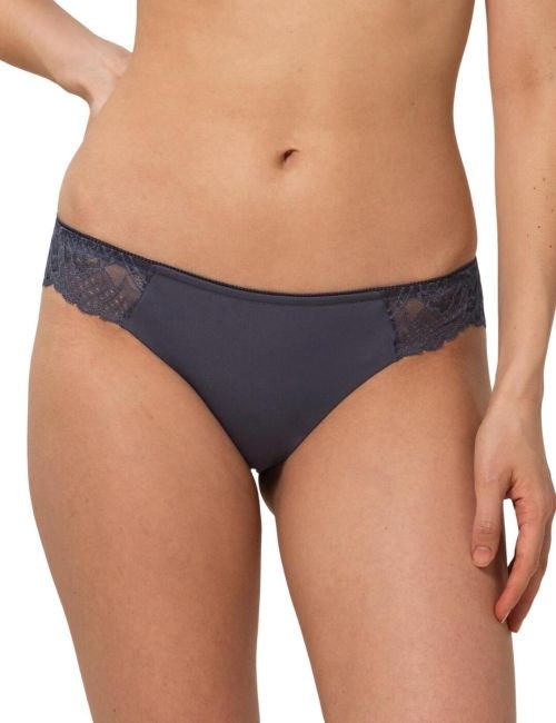 Triumph Wild Peony Florale Brazilian Brief - Pebble Grey