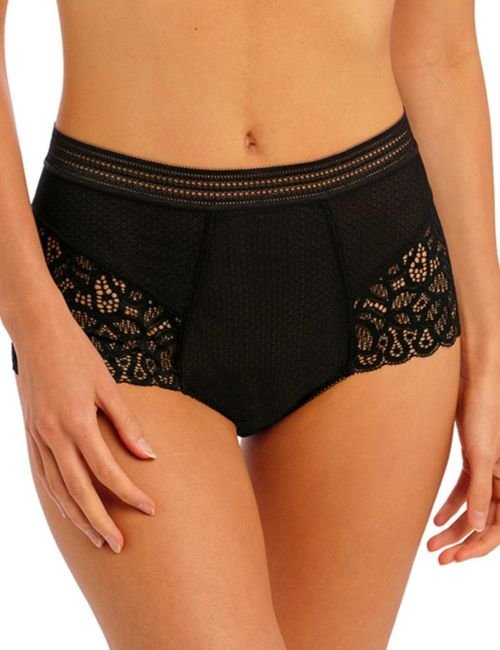 Wacoal Raffine High Waist Brief - Black