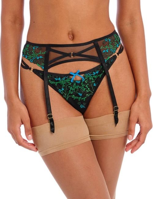 Freya Show Off Suspender Belt - Black