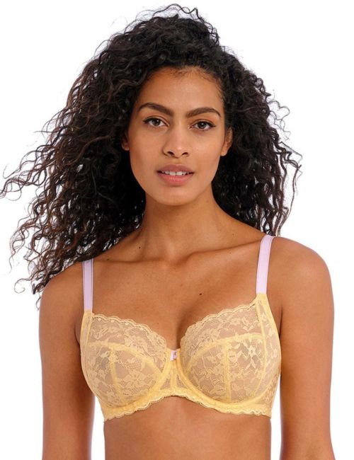 Freya Offbeat Side Support Bra - Lemon Fizz