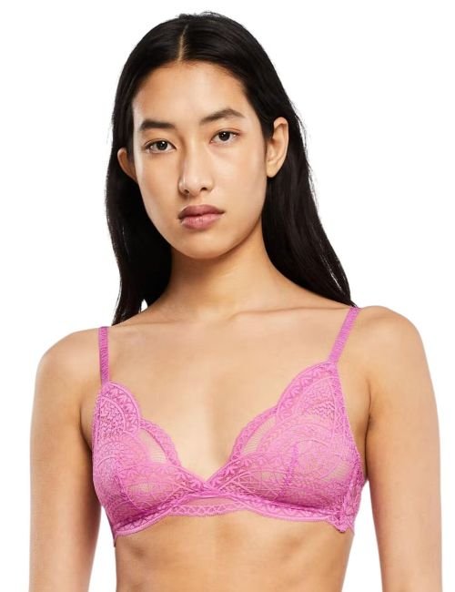 Tommy Hilfiger TH Lace Triangle Bra - Lilac Orchid