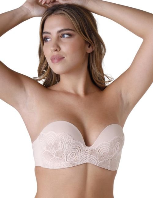 Wonderbra Refined Glamour Strapless Bra - Creamy Pearl