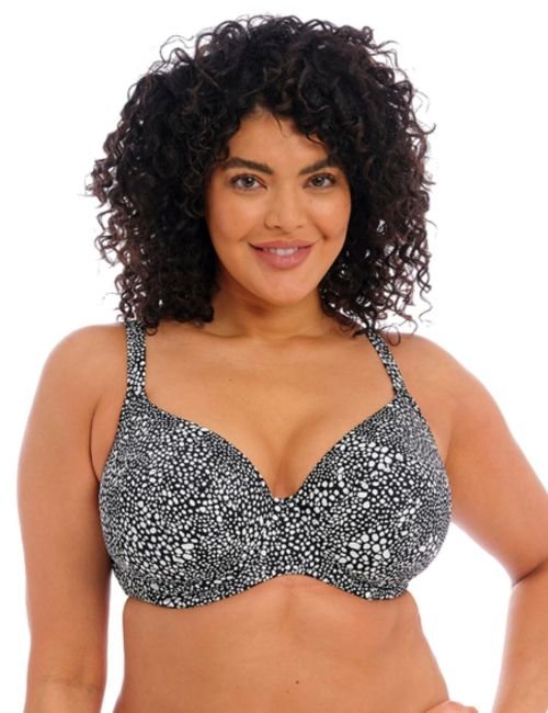 Elomi Pebble Cove Plunge Bikini Top - Black