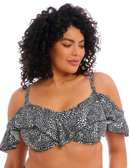Elomi Pebble Cove Underwired Bikini Top - Black