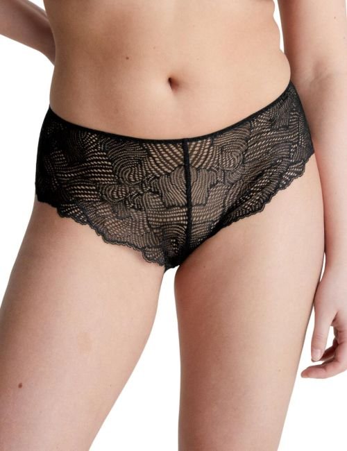 Calvin Klein Geo Lace Hipster Brief - Black