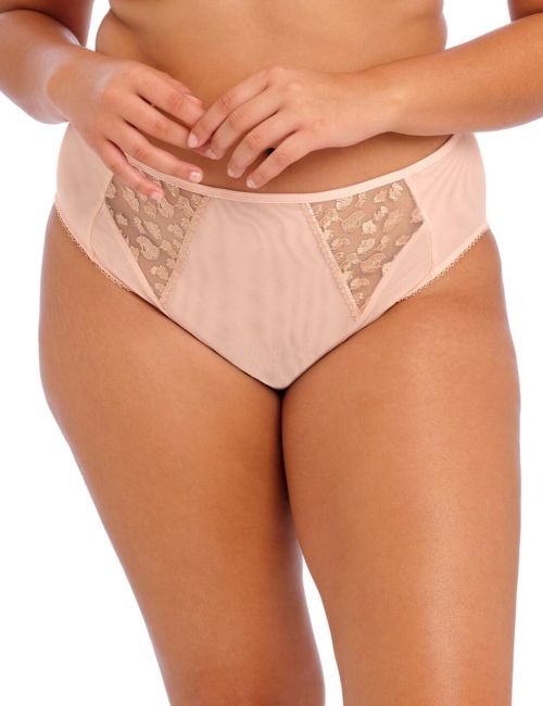 Elomi Namrah High Leg Brief - Pale Blush