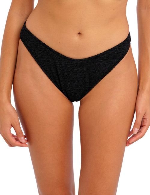 Freya Ibiza Waves High Leg Bikini Brief - Black