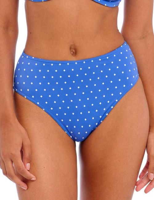 Freya Jewel Cove High Waist Bikini Brief - Azure