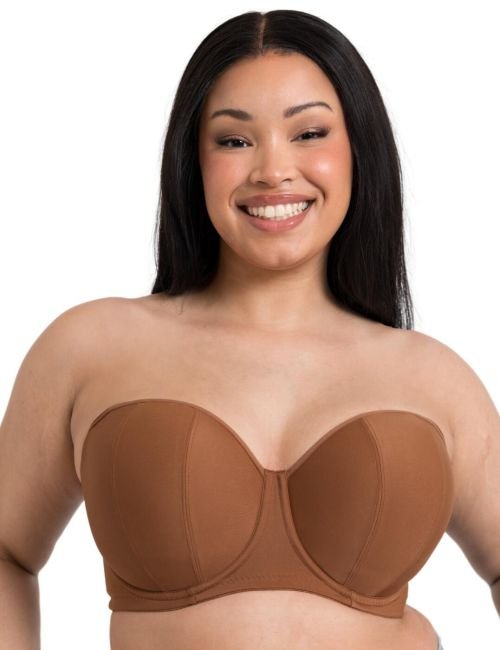 Curvy Kate Luxe-Updated Strapless Bra - Caramel