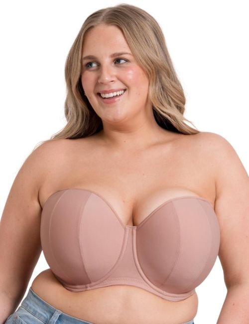 Curvy Kate Luxe-Updated Strapless Bra - Latte