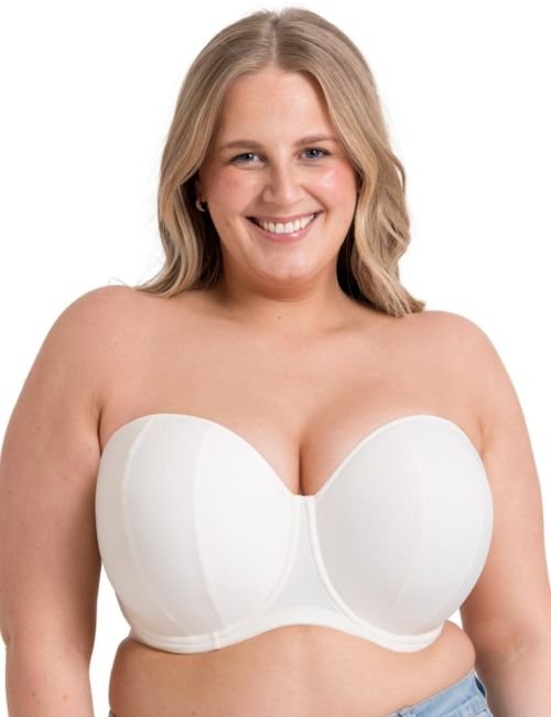 Curvy Kate Luxe-Updated Strapless Bra - Pearl Ivory