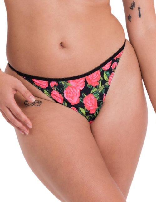 Curvy Kate Boost In Bloom Thong - Print Mix