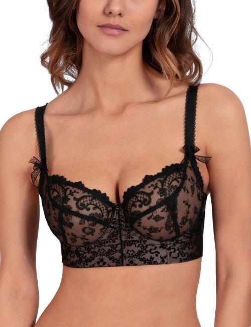 Empreinte Gaby Longline Bra - Black