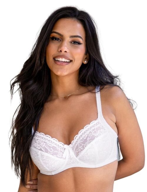 Pour Moi Rebel Side Support Bra - White