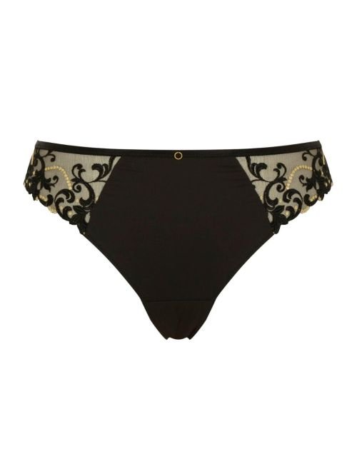 Sculptresse by Panache Nova Thong - Black/Gold