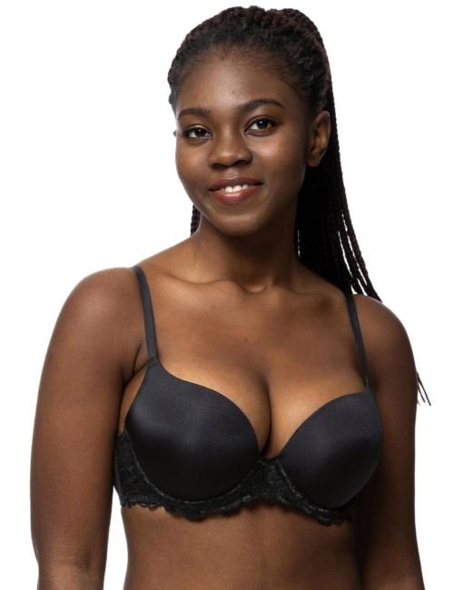 Dorina Clarie Padded Demi Cup Bra - Black