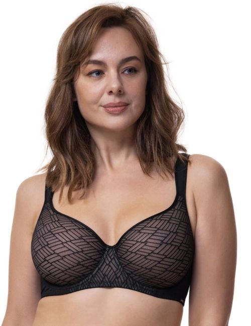 Dorina Leila Demi Cup Bra - Black