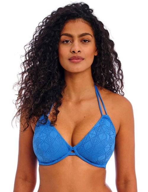 Freya Nomad Nights Halter Bikini Top - Atlantic