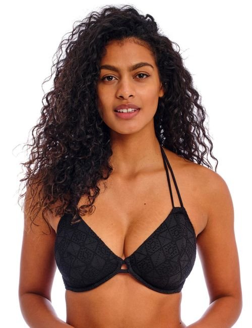 Freya Nomad Nights Halter Bikini Top - Black